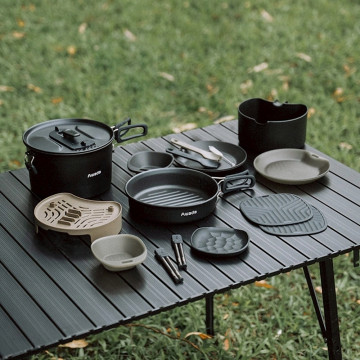 【AWADA】戶外烹飪套裝(野趣版、探索版PLUS)-3色