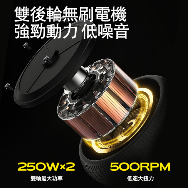 【PADOA跑霸】電動露營手推車-騎行款