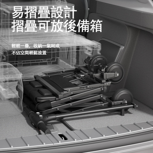 【PADOA跑霸】電動露營手推車-騎行款